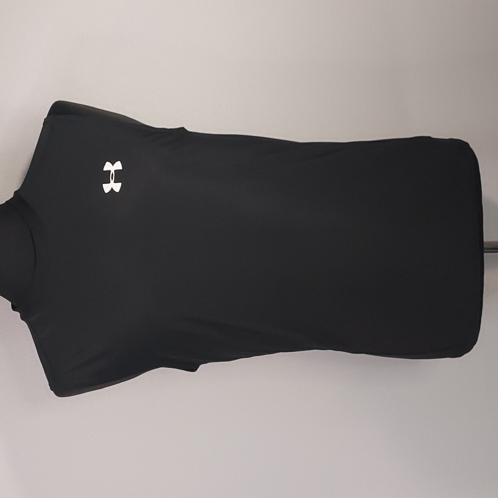 Under Armour Black Heat Gear Sleeveless Compression Shirt Size 2XL